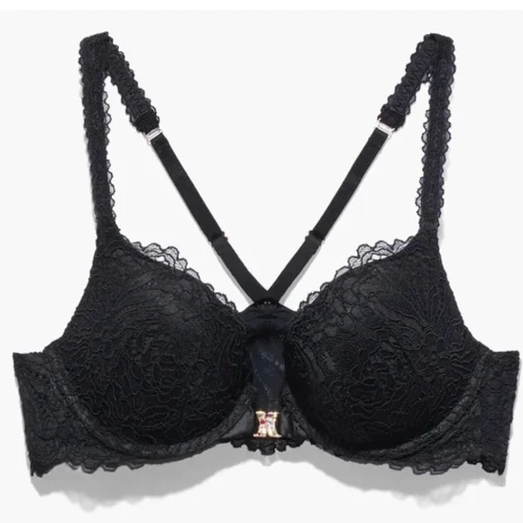 Black fenty savage push up bra with racer back - Picture 6 of 16